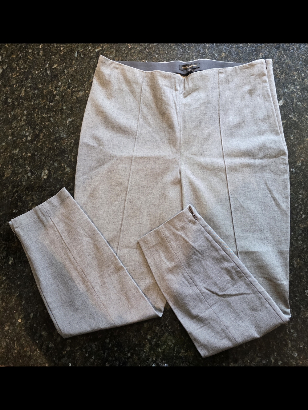 Banana Republic NWT Womens Classic Gray Dress Pants 18